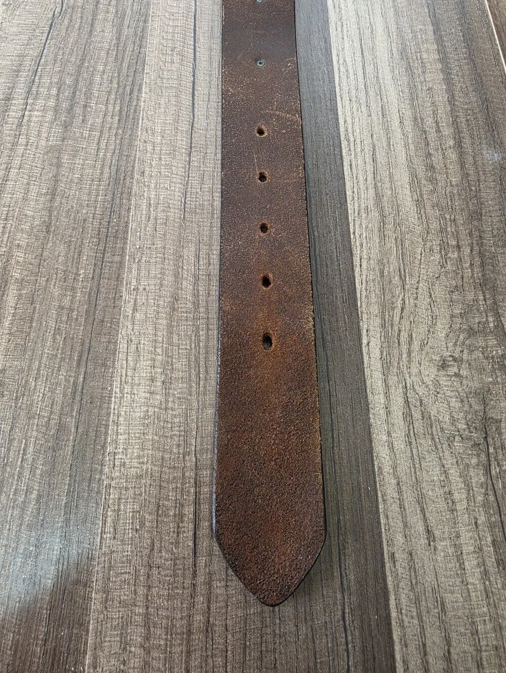 Vintage GAP Made in USA Genuine Italian Leather Western Boho Medallion Belt 34